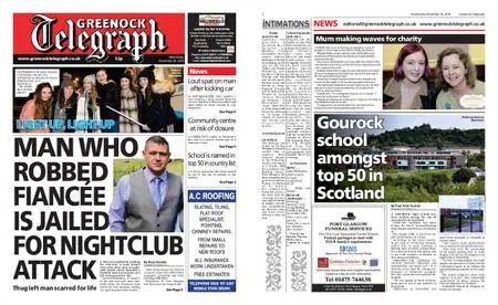 Greenock Telegraph – November 28, 2018