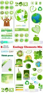 Vectors - Ecology Elements Mix