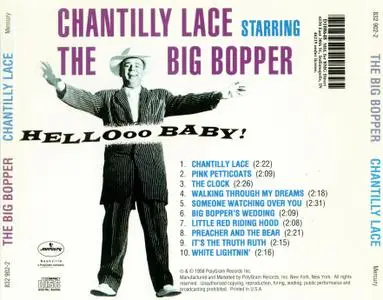 The Big Bopper - Chantilly Lace (1958) {Mercury 832 902-2 rel 1994}