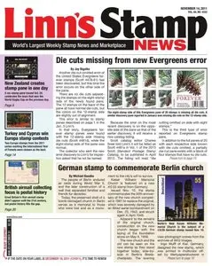 Linn's Stamp News. November 14, 2011