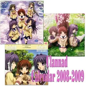 Clannad Calendar April 2008 - March 2009