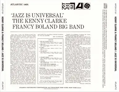 Kenny Clarke & Francy Boland - Jazz Is Universal (1961) {2012 Japan Jazz Best Collection 1000 Series WPCR-27191}