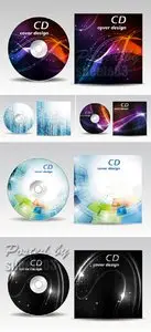 Abstract CD Covers Vector