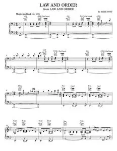 Law And Order - Mike Post, TV Theme Song (Piano Solo)