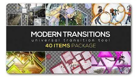 Modern Transition Pack - 40 items - Project for After Effects (VideoHive)
