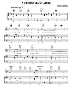 A Christmas Carol - Leslie Bricusse (Piano-Vocal-Guitar)