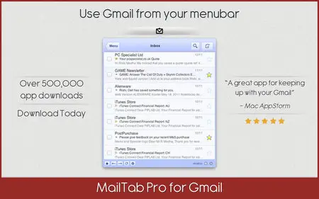 MailTab Pro for Gmail v5.6 Mac OS X