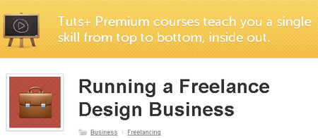 Tutsplus - Running a Freelance Design Business (2012)