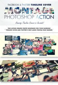 GraphicRiver Facebook & Twitter Timeline Cover Montage Action