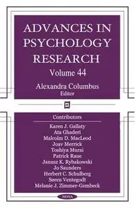 Advances in Psychology Research Volume 44