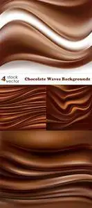 Vectors - Chocolate Waves Backgrounds