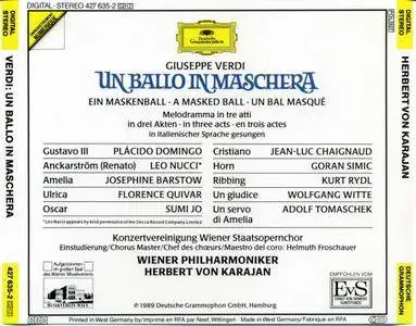 Herbert von Karajan, Wiener Staatsopernchor, Wiener Philharmoniker - Verdi: Un Ballo in Maschera (1989)