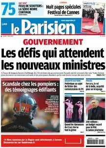 Le Parisien + Cahier Paris du Jeudi 17 Mai 2012