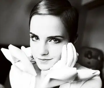 Emma Watson by Mario Testino for Vogue UK December 2010