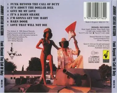 Johnny Guitar Watson - Funk Beyond The Call Of Duty (1977) {Sequel Recods}