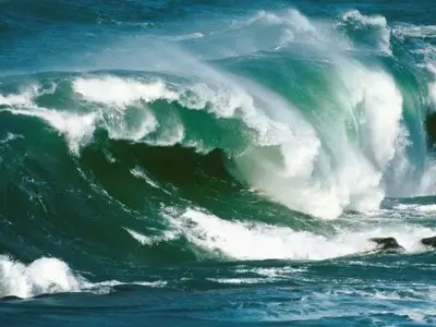Wallpaper with a sea view