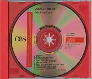 Judas Priest - Sin After Sin (1977) [CBS CD 32005, 1990]