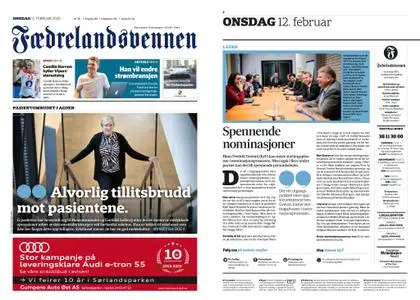 Fædrelandsvennen – 12. februar 2020