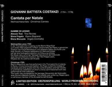 Gambe di Legno - Giovanni Costanzi: Cantata per Natale (2014)