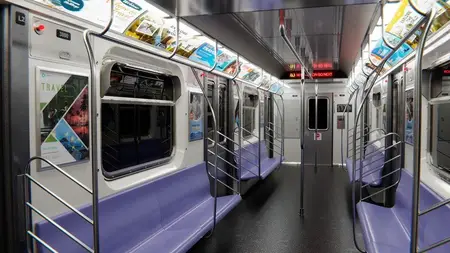 Blender Subway Interior Modeling
