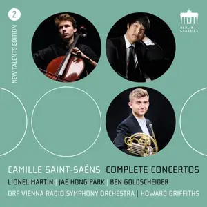 Jae Hong Park - Camille Saint-Saëns: Complete Concertos (New Talents Edition #2) (2025) [Official Digital Download 24/96]