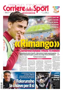 Corriere dello Sport Roma - 23 Agosto 2024