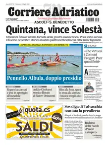 Corriere Adriatico Ascoli - 13 Luglio 2025