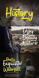 EE - History - Brush Handwritten Font AHM2HK6