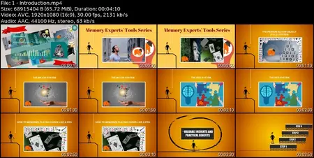 6 Courses in 1: Memory Experts' Tools Mega Bundle