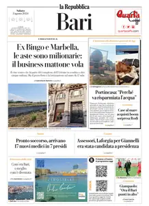 la Repubblica Bari - 3 Agosto 2024