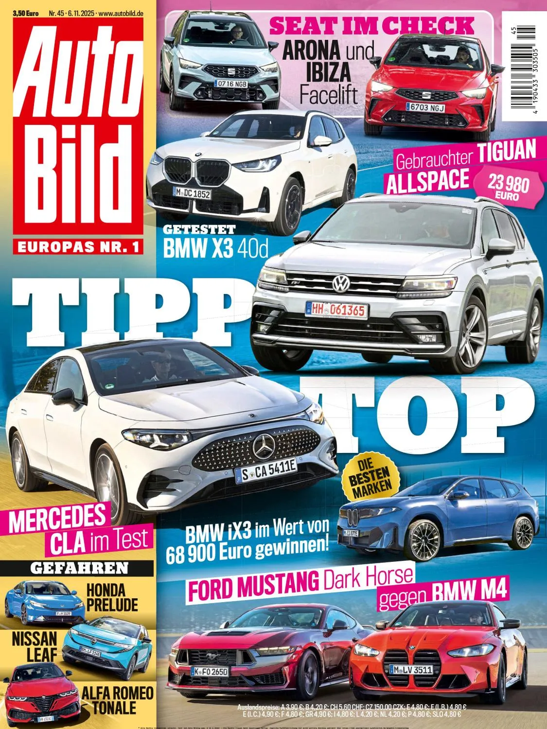 Auto Bild Schweiz - 6 November 2025