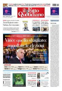 Il Fatto Quotidiano - 7 Dicembre 2024