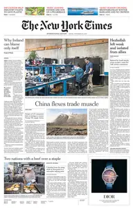 International New York Times - 29 November 2024