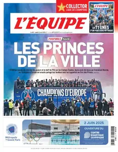L’equipe du Lundi 2 Juin 2025