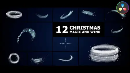 Christmas Snow Swirls | DaVinci Resolve 55804084