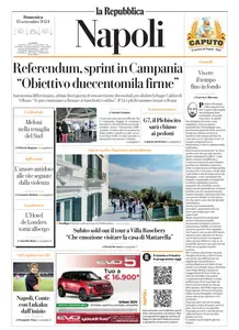 la Repubblica Napoli - 15 Settembre 2024