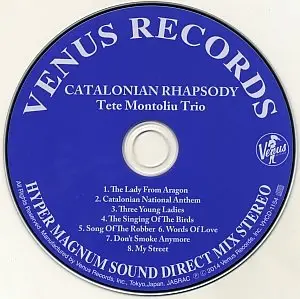 Tete Montoliu Trio - Catalonian Rhapsody (2014) {Venus Japan}