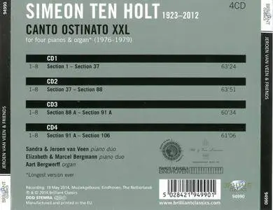 Jeroen van Veen & Frends - Simeon ten Holt: Canto Ostinato XXL (2014)