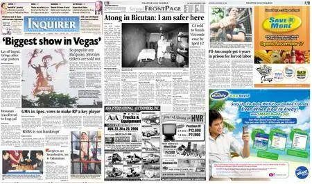 Philippine Daily Inquirer – November 18, 2006