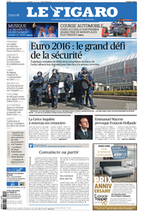 Le Figaro du Vendredi 22 Avril 2016