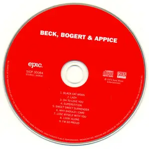 Beck, Bogert & Appice - Beck, Bogert & Appice (1973) [2013, Sony Music Japan, SICP-30084]