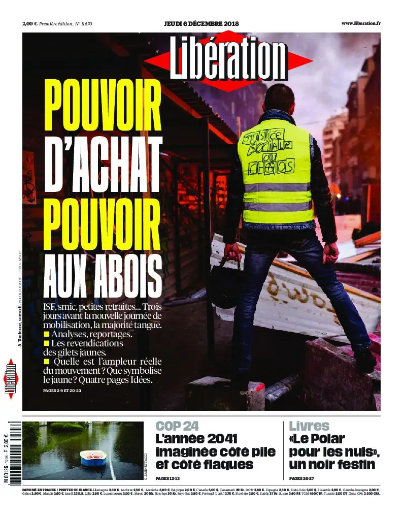 Libération 06 Décembre 2018 Avaxhome