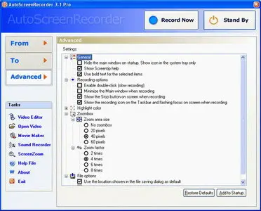 WisdomSoft AutoScreenRecorder Pro 3.1.345