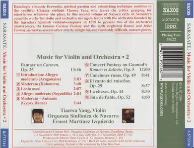  Sarasate - Tianwa Yang - Music For Violin And Orchestra Vol. 2 (2010) 