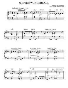 Winter Wonderland [Jazz version] (arr. Brent Edstrom) - Felix Bernard (Piano Solo)