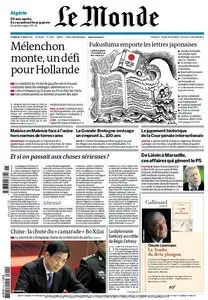 Le Monde et Supplément Livres du Vendredi 16 Mars 2012