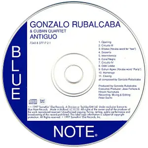 Gonzalo Rubalcaba & Cuban Quartet - Antiguo (1997)