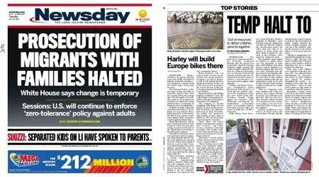 Newsday – June 26, 2018