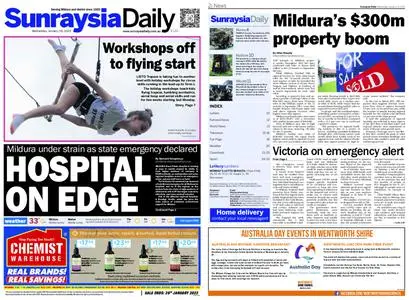 Sunraysia Daily – January 19, 2022