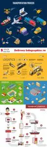 Vectors - Delivery Infographics 19